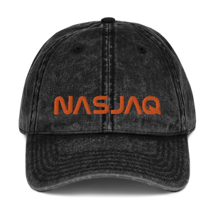 NASJAQ Vintage Embroidered Cap