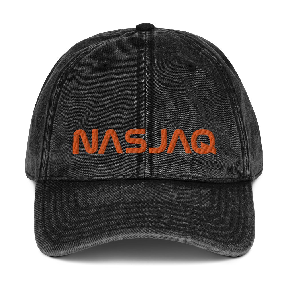 NASJAQ Vintage Embroidered Cap